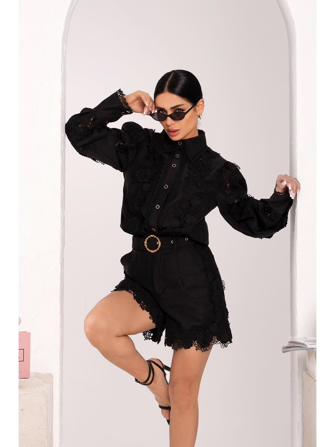 Capri Noir Lace Co-Ord