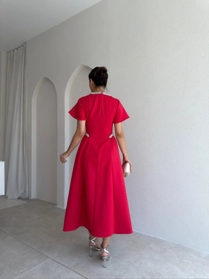 The Seraphina Dress Red