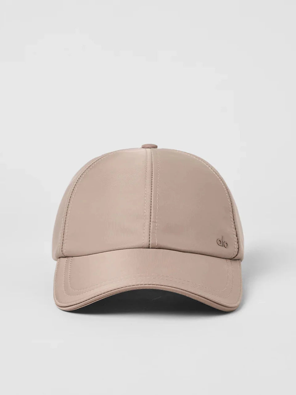 Satin Off Duty Cap - Taupe