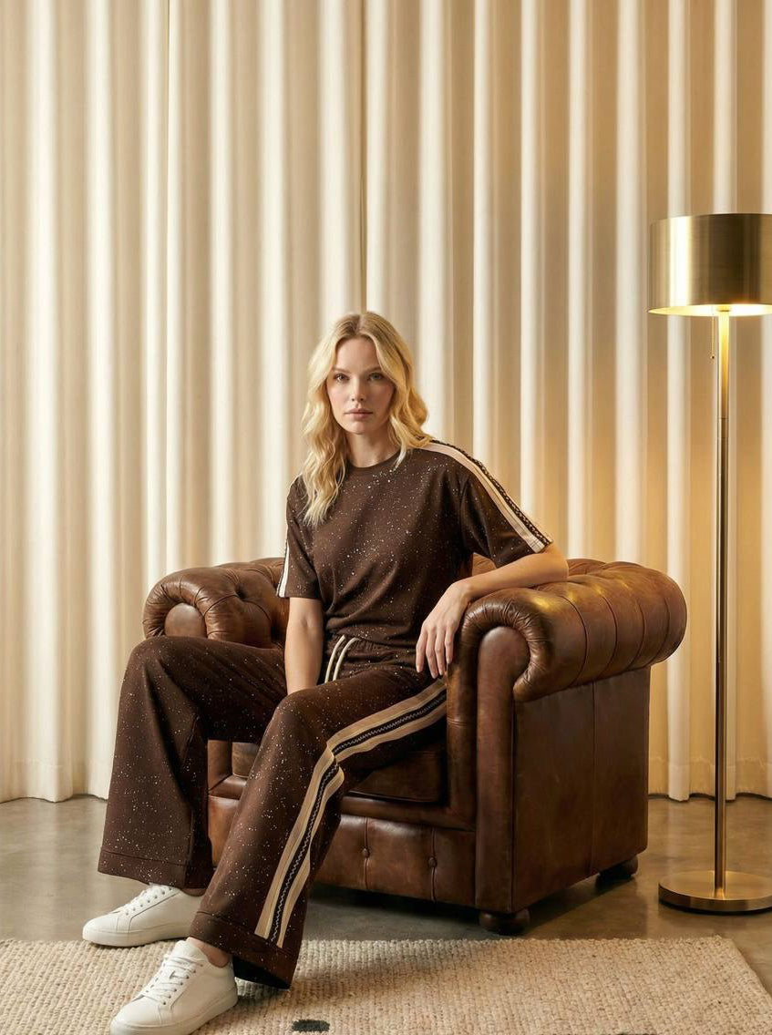 Mocha Stardust Lounge Set