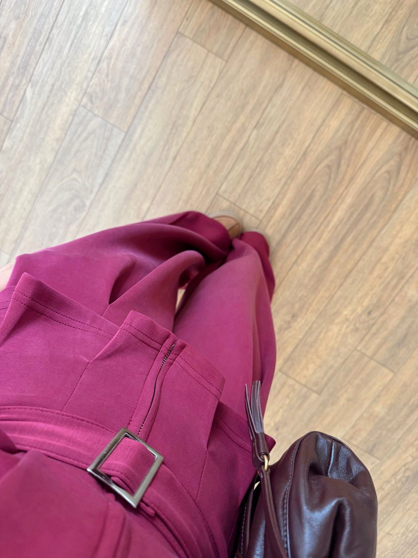 Premium Modal Tracksuit Set Bordo