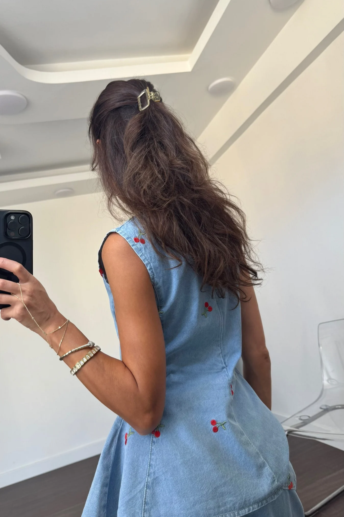 Cherry Bomb Denim Set