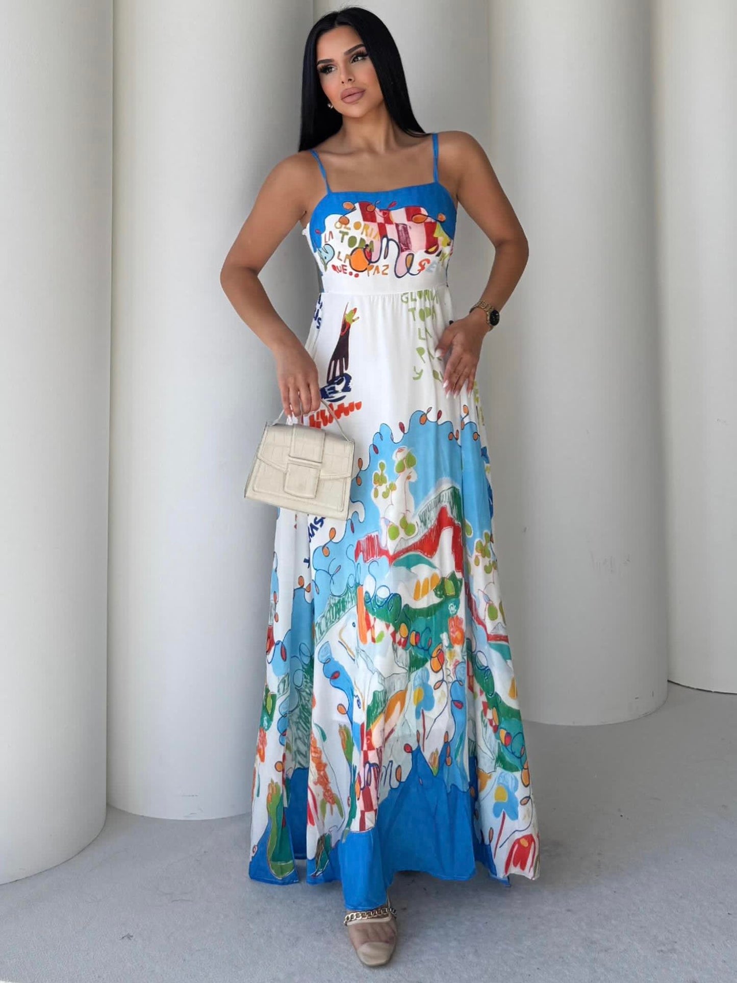 La Cartolina Maxi Dress