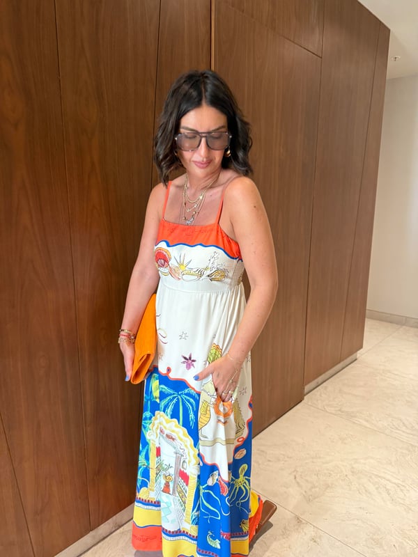 Amalfi Story Printed Maxi Dress