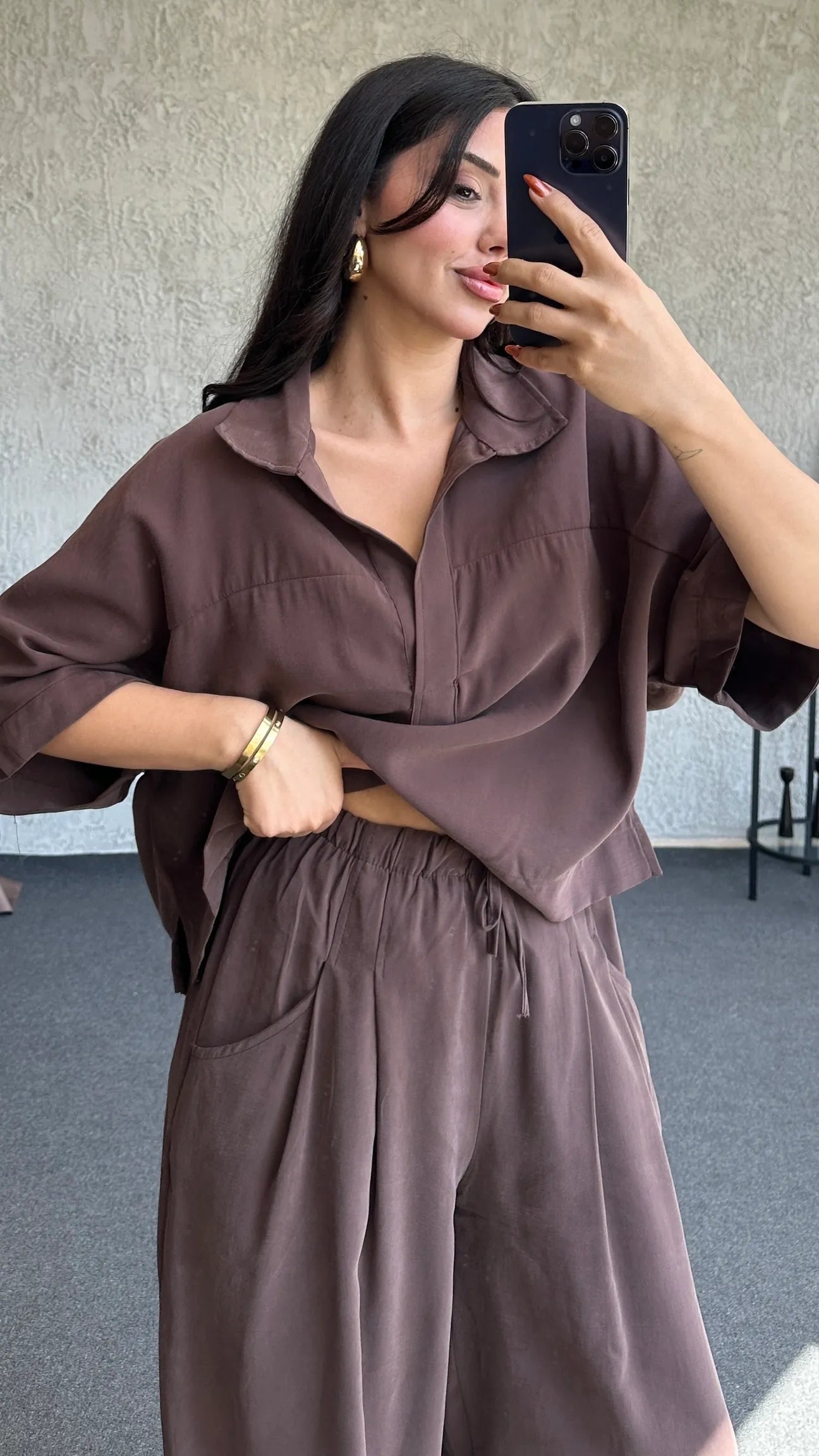 Polo Lounge Set Brown