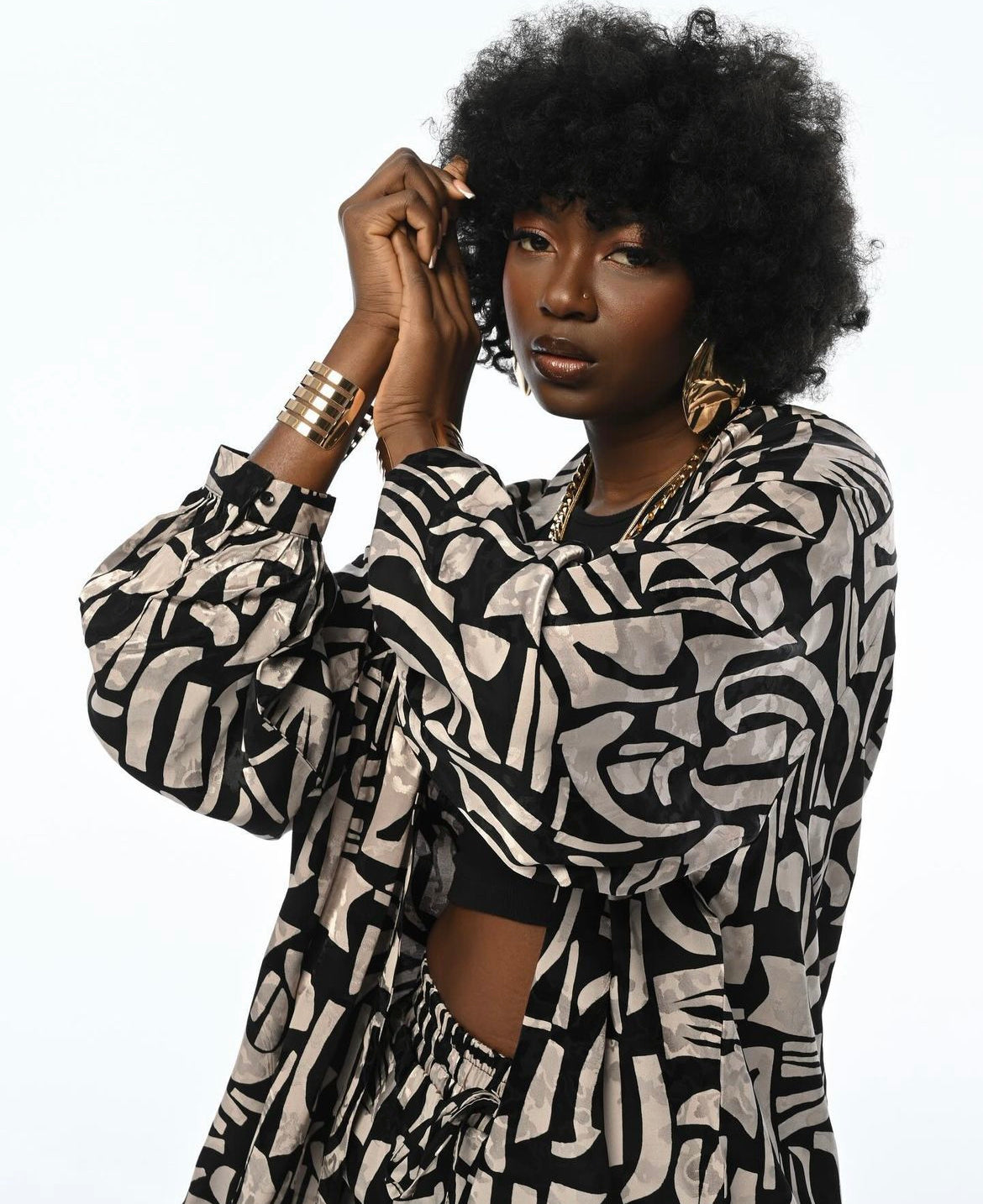 Luxury Kimono Printed Set