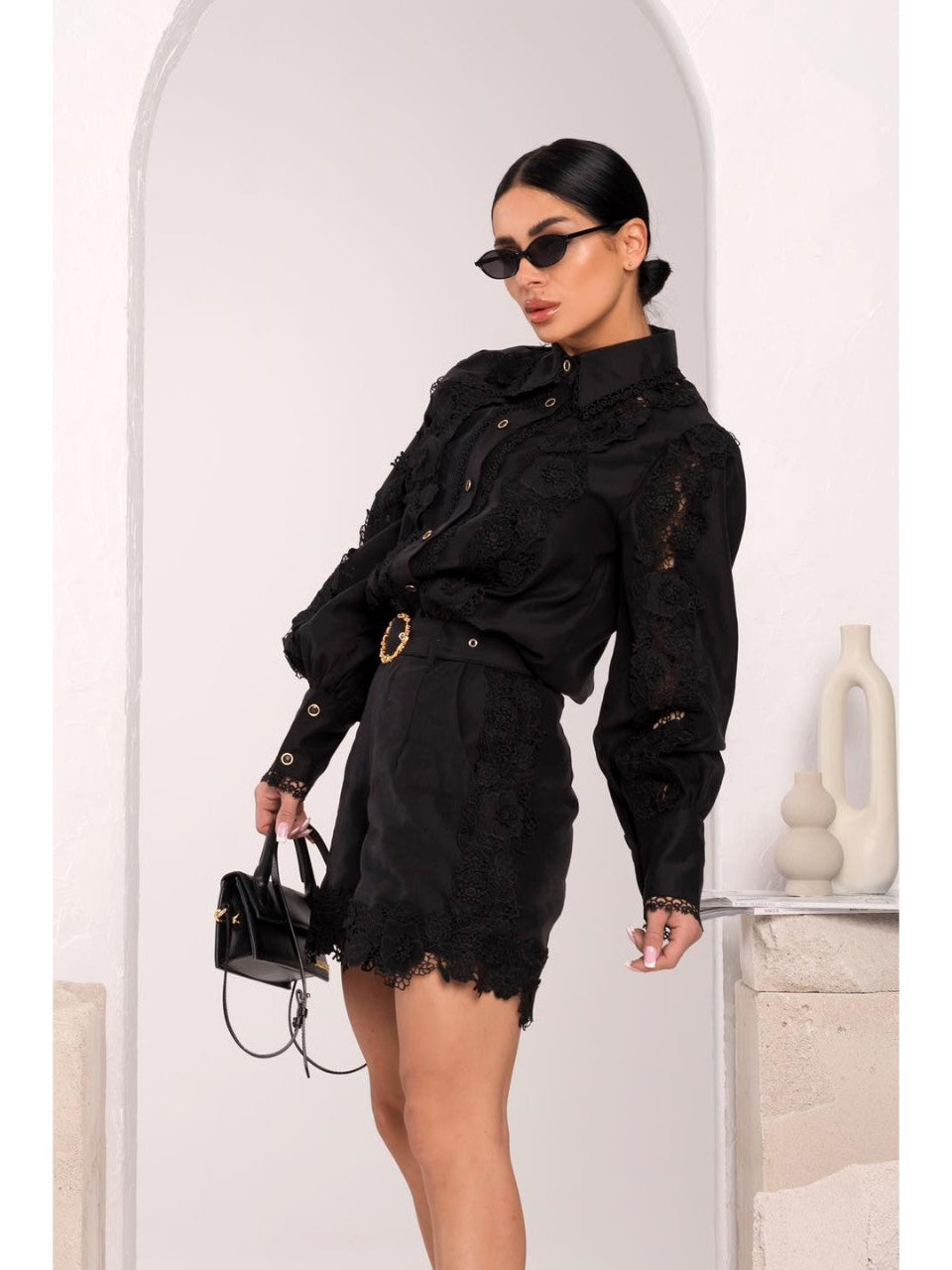 Capri Noir Lace Co-Ord