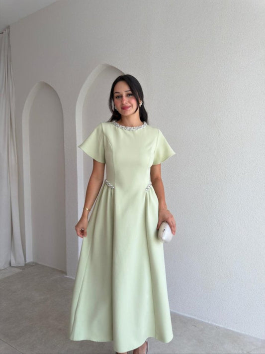 The Seraphina Dress Mint Cream