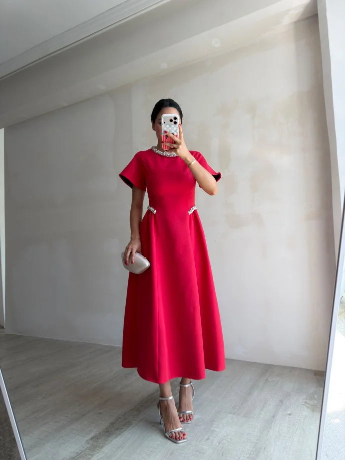The Seraphina Dress Red