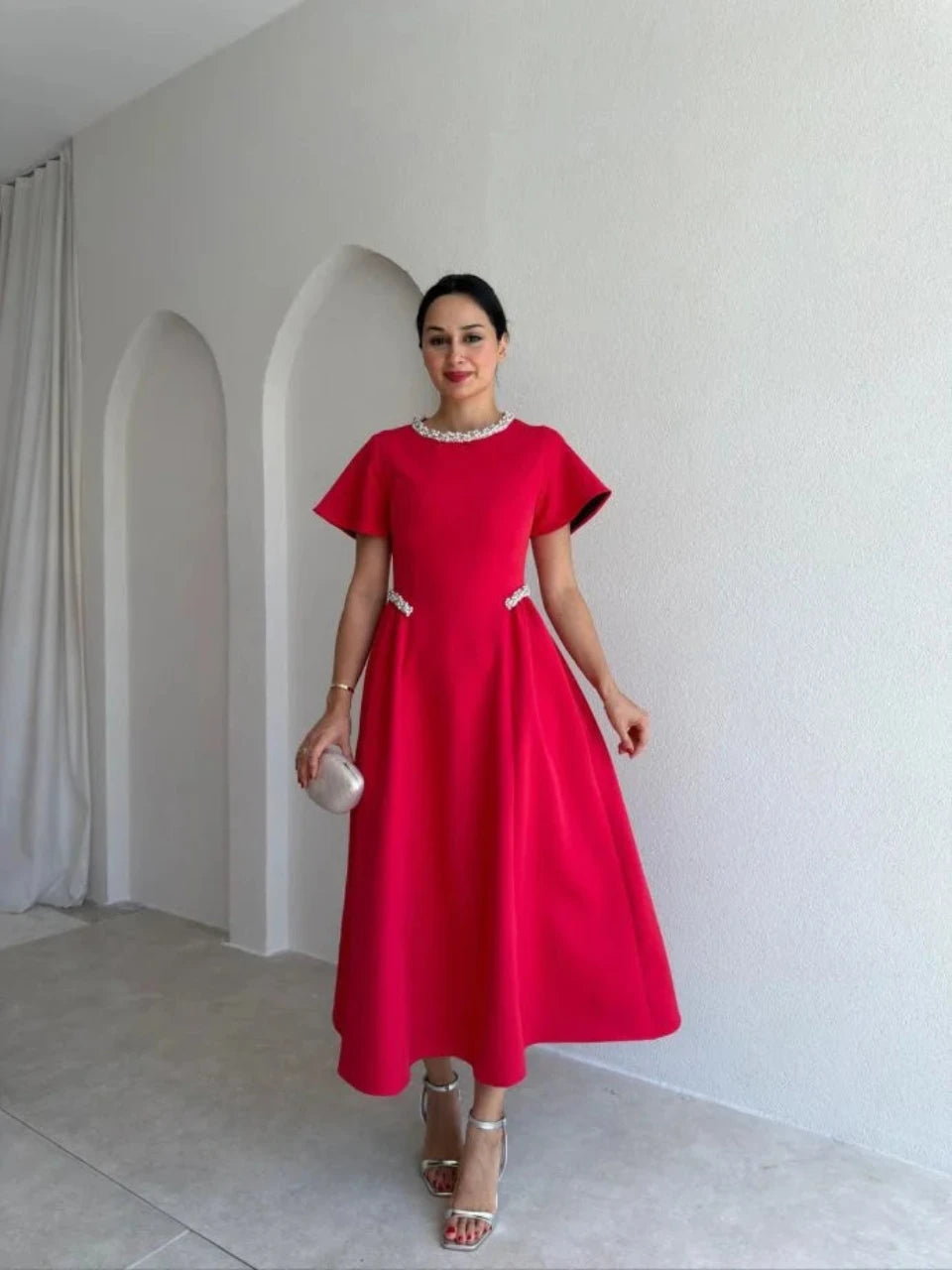 The Seraphina Dress Red