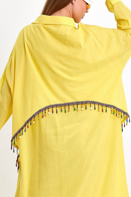 Shirt Dress Ethnic Inspired beads