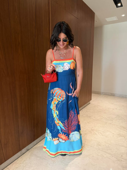 Coral Reef Maxi Dress