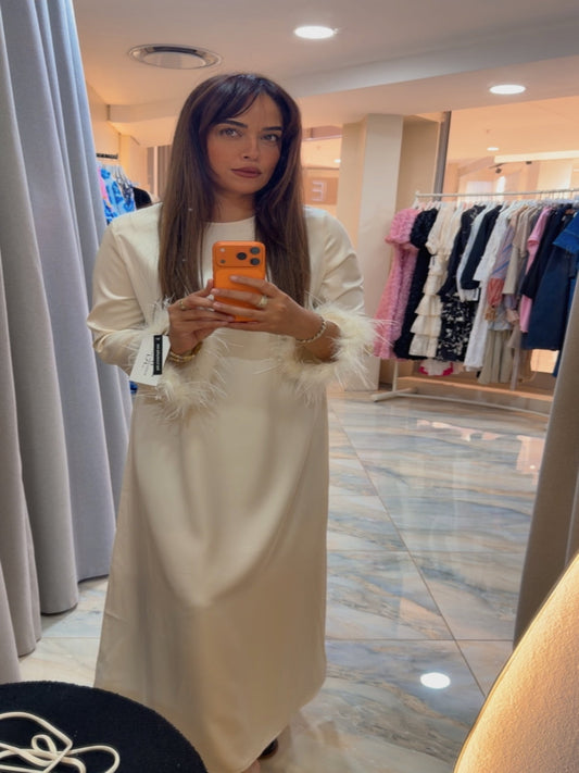 Feather Grace Dress
