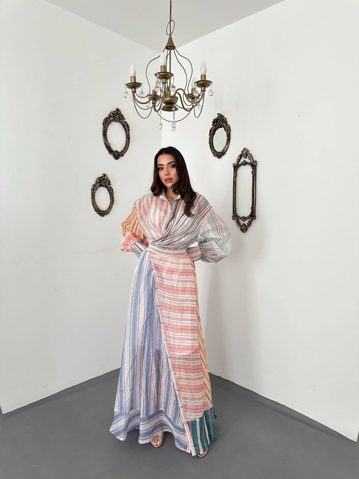 The Solene Stripe Maxi - 10 Day Delivery Period
