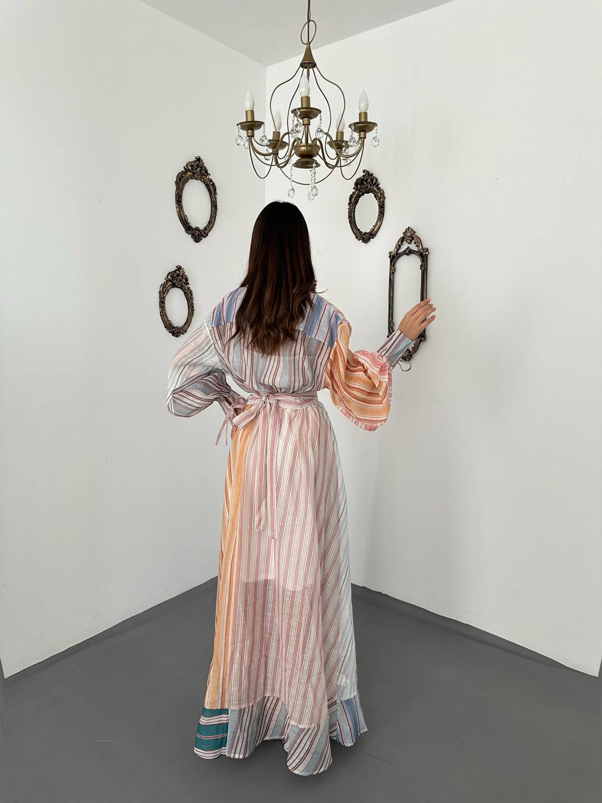 The Solene Stripe Maxi - 10 Day Delivery Period