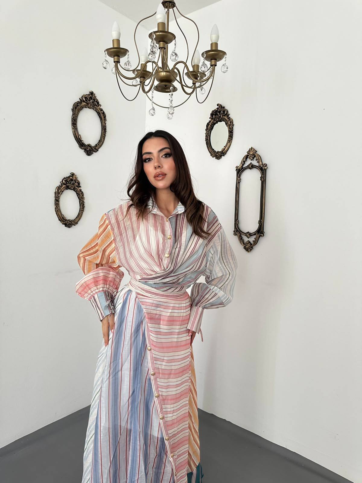 The Solene Stripe Maxi - 10 Day Delivery Period