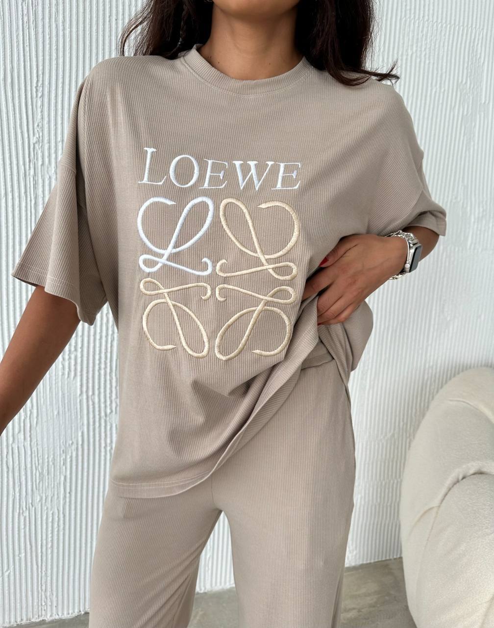 Loewe Casual Nude Embroidery Set