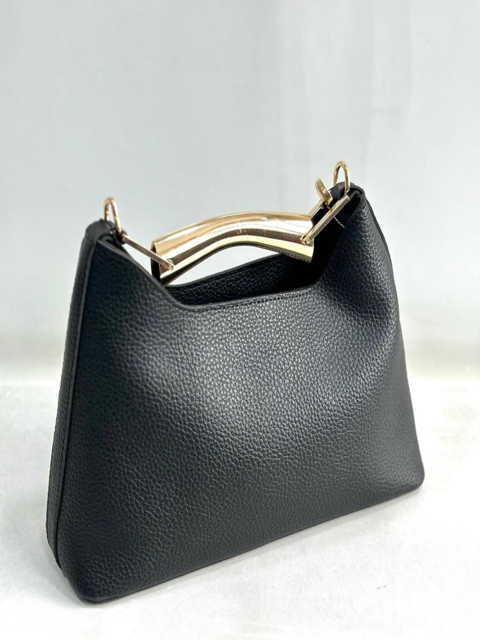 Black Luxe Convertible Handbag