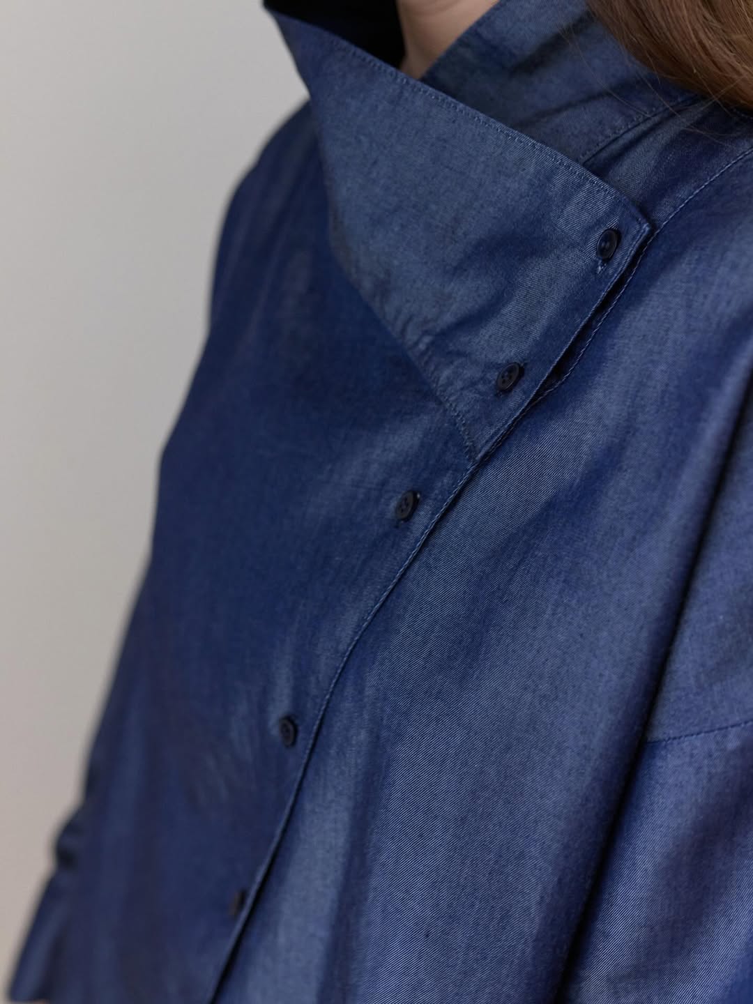 Midnight Denim Drape Set - STD Size