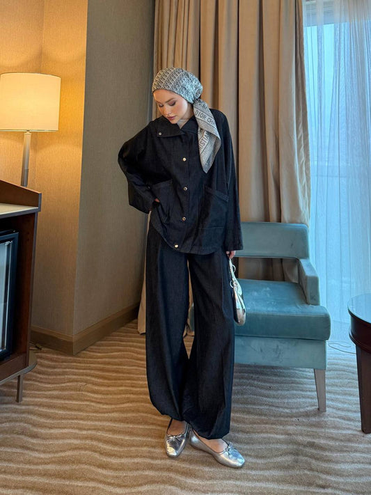 The Noir Ease Set Denim