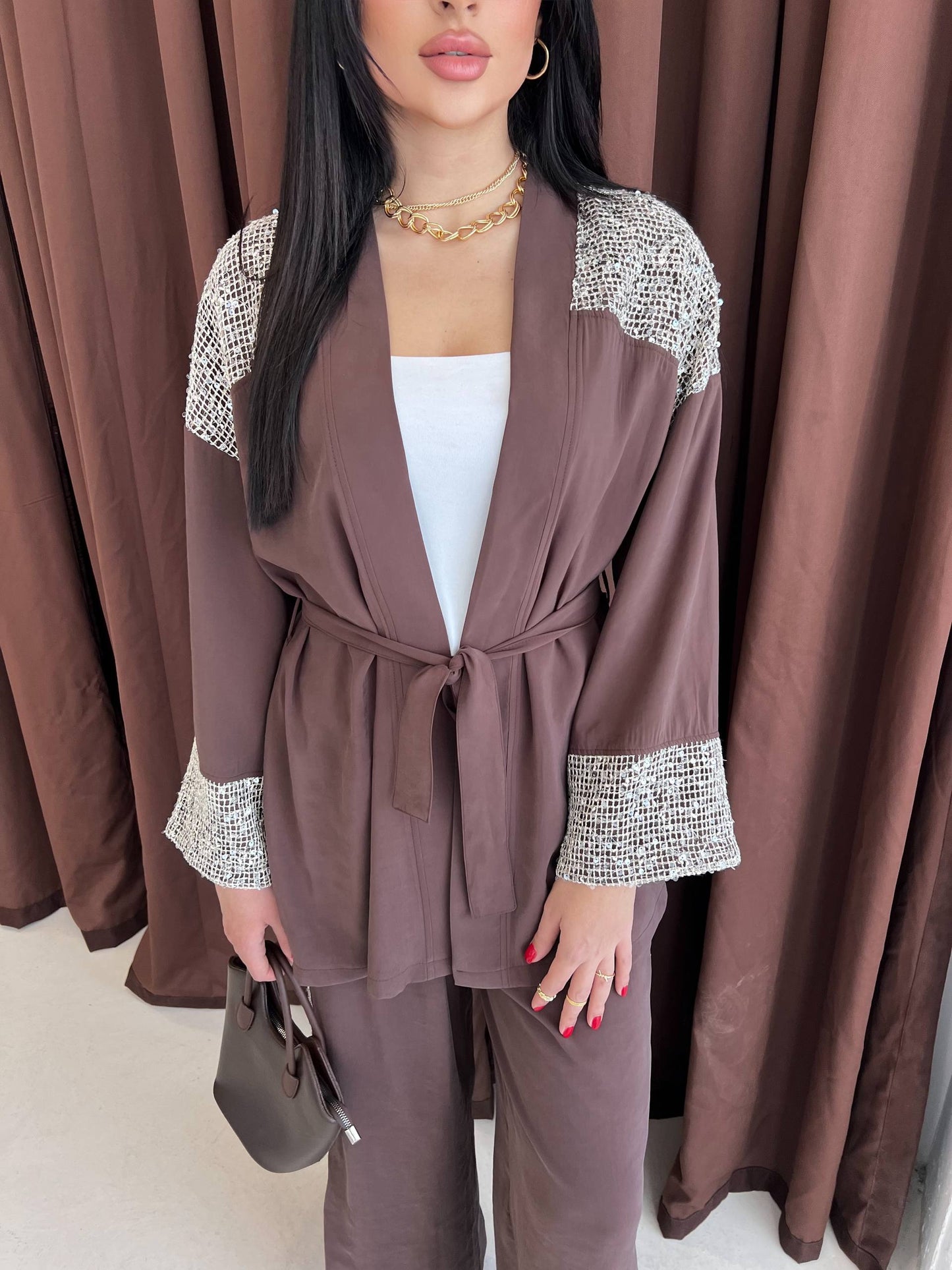 The Celeste Set Brown