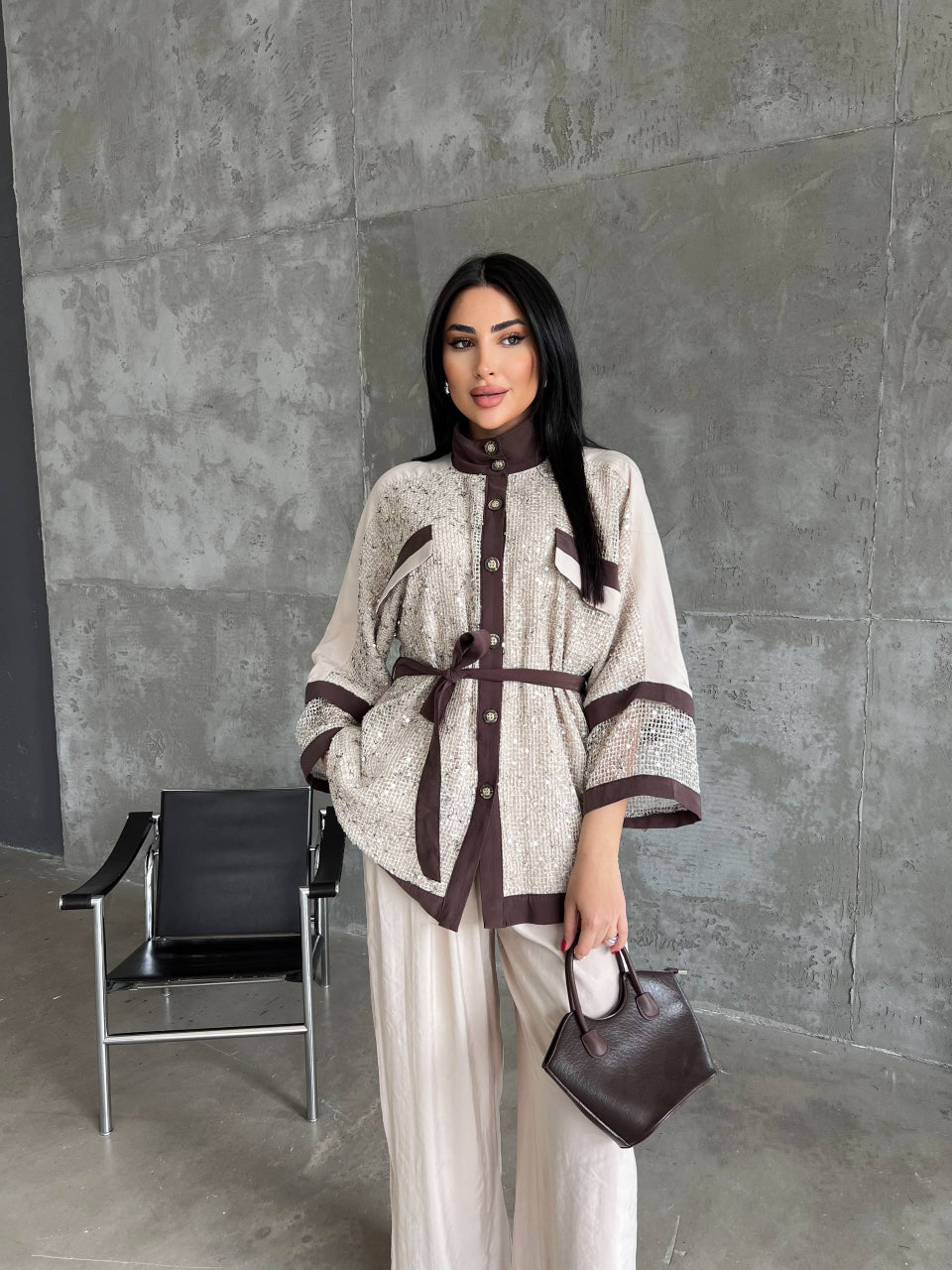 The Contessa Set Beige