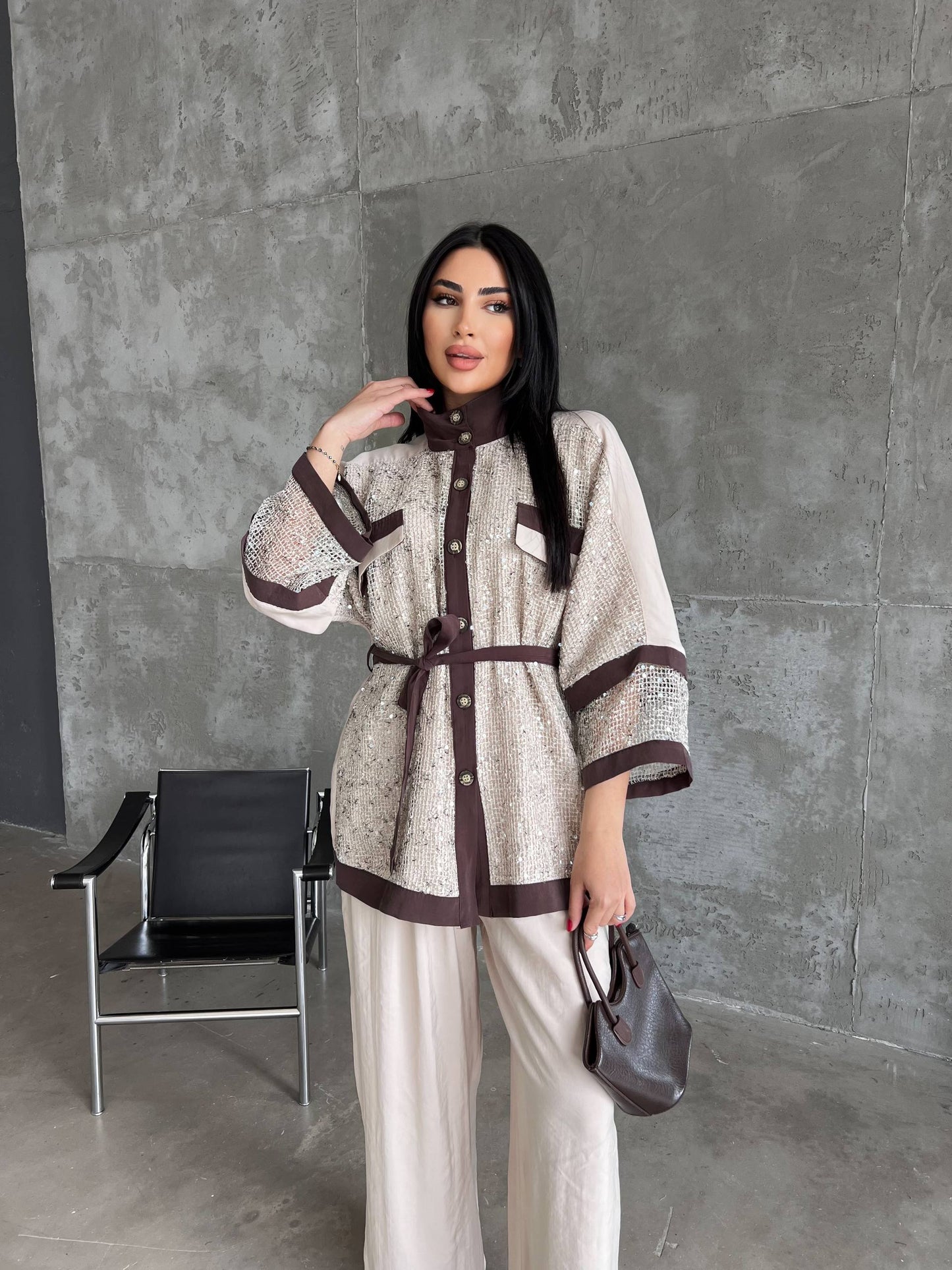 The Contessa Set Beige