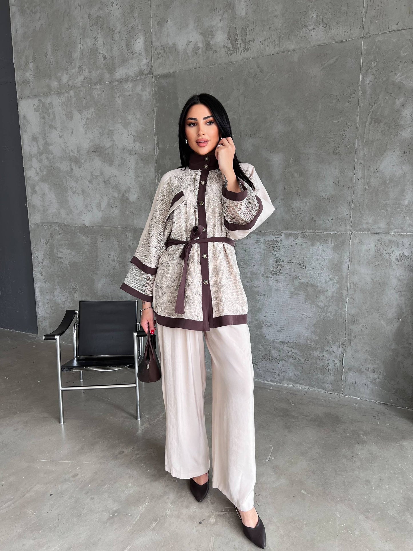 The Contessa Set Beige