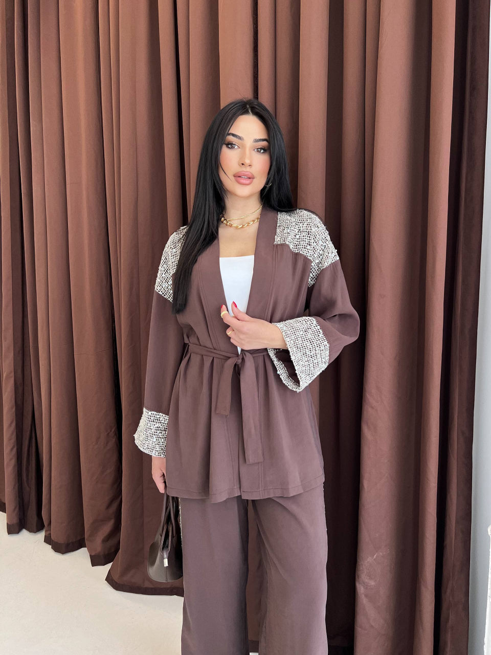 The Celeste Set Brown