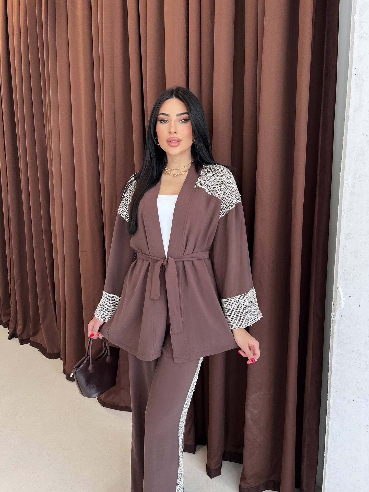 The Celeste Set Brown