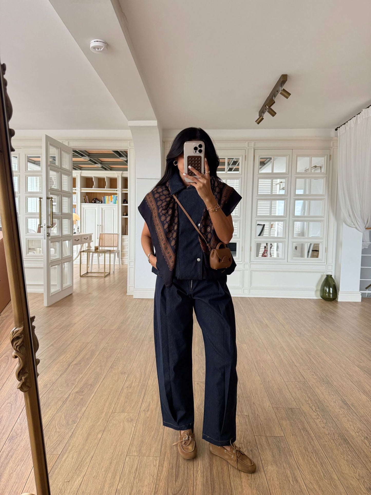The Hudson Denim Set Navy
