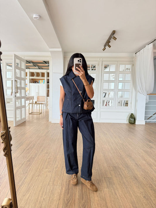 The Hudson Denim Set Navy