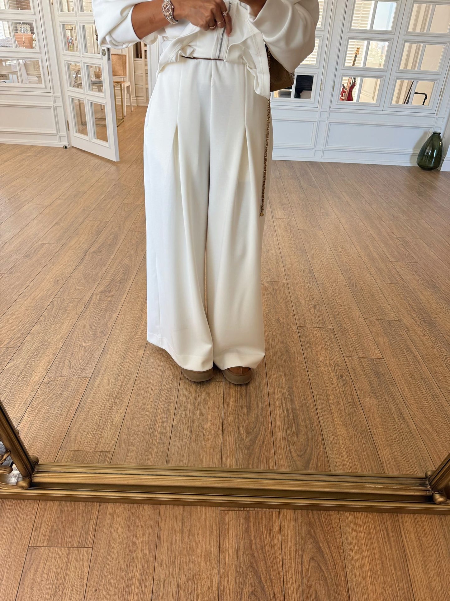 Premium Modal Tracksuit Set White