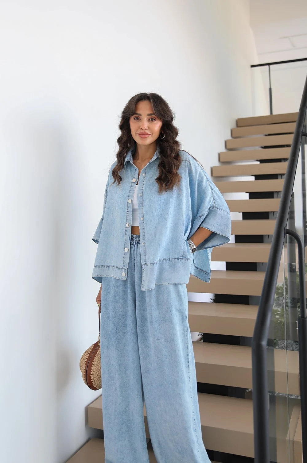 Soft Washed Denim Set