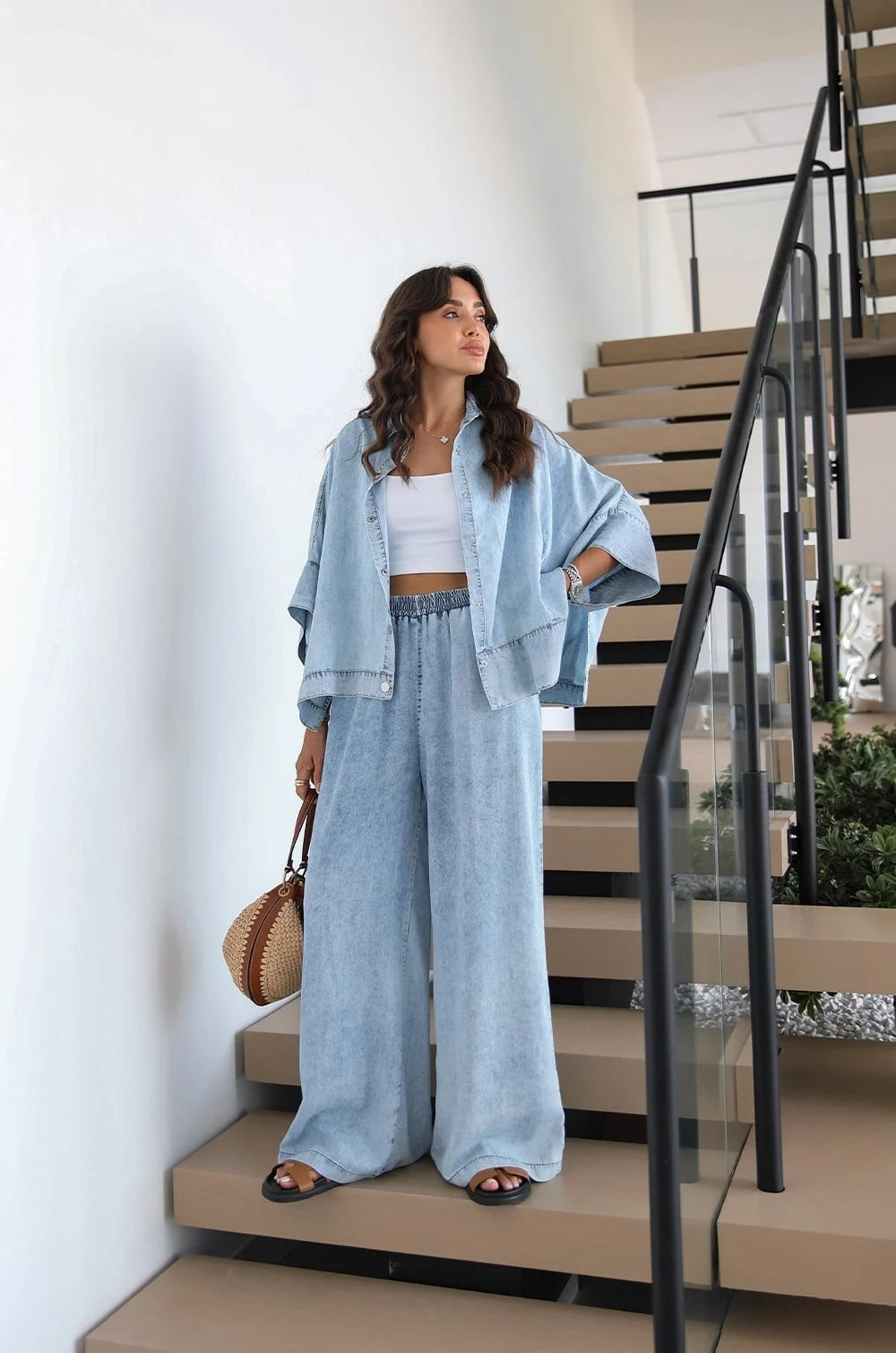 Soft Washed Denim Set