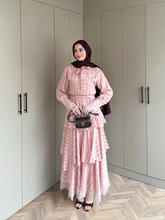 Roselle Lace Layered Dress