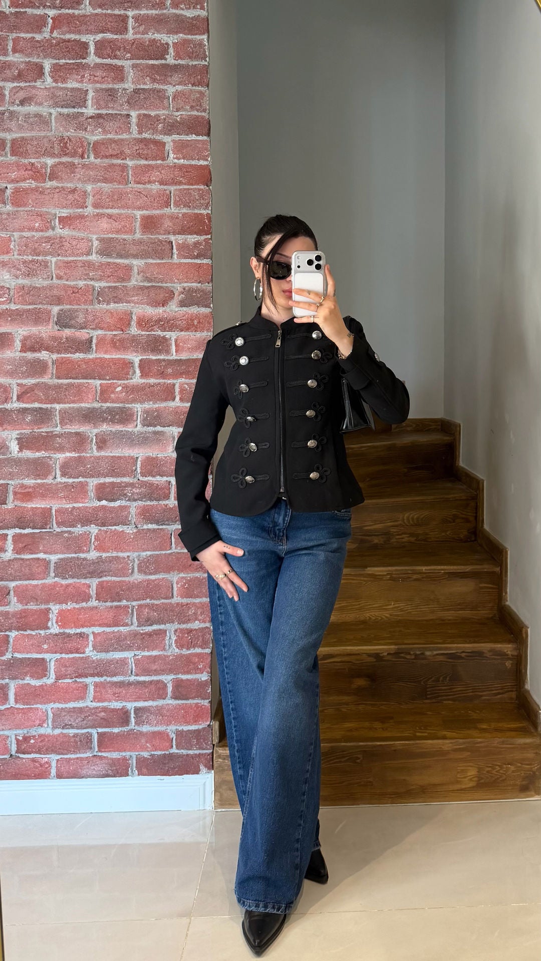 The Napoleon Blazer Black