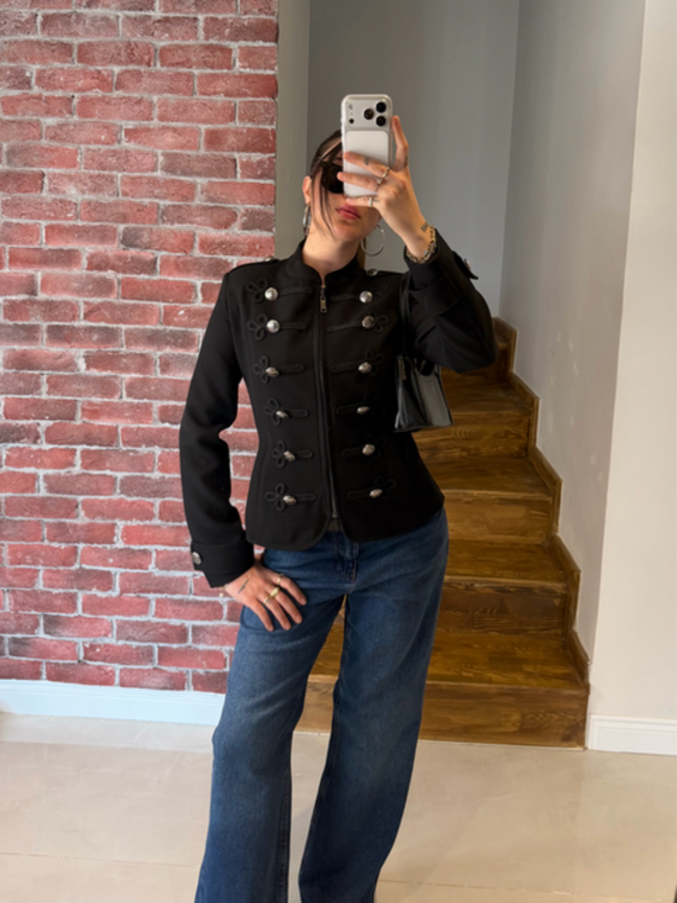 The Napoleon Blazer Black