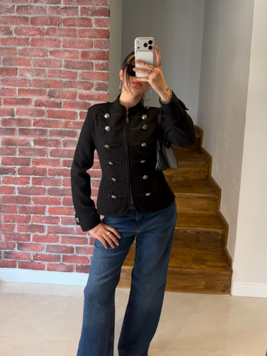 The Napoleon Blazer Black