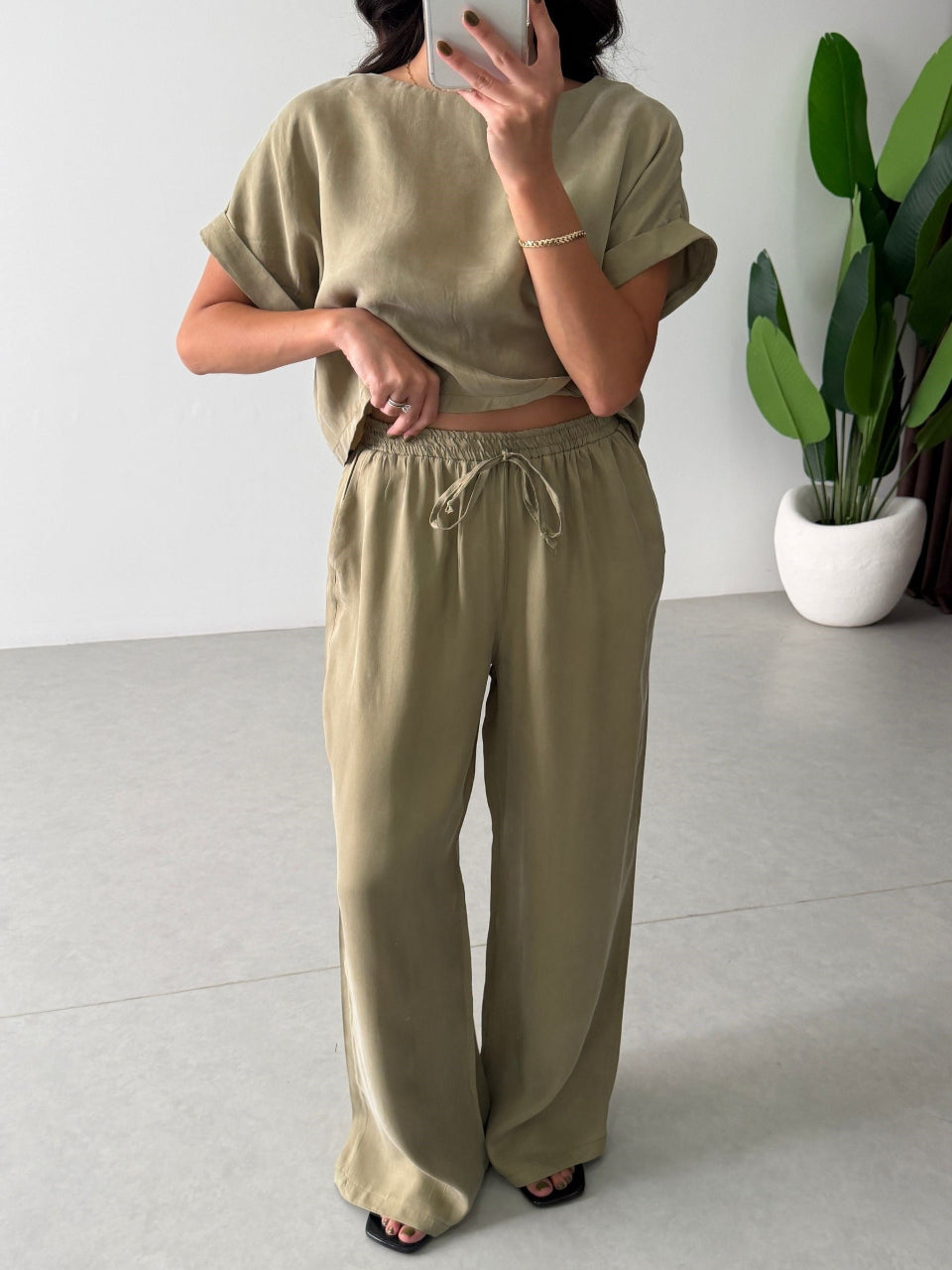 Eva Co-Ord Set Sage