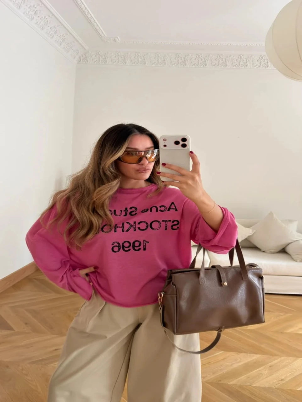 Stockholm Pink Statement Tee STD (10 day waiting period)