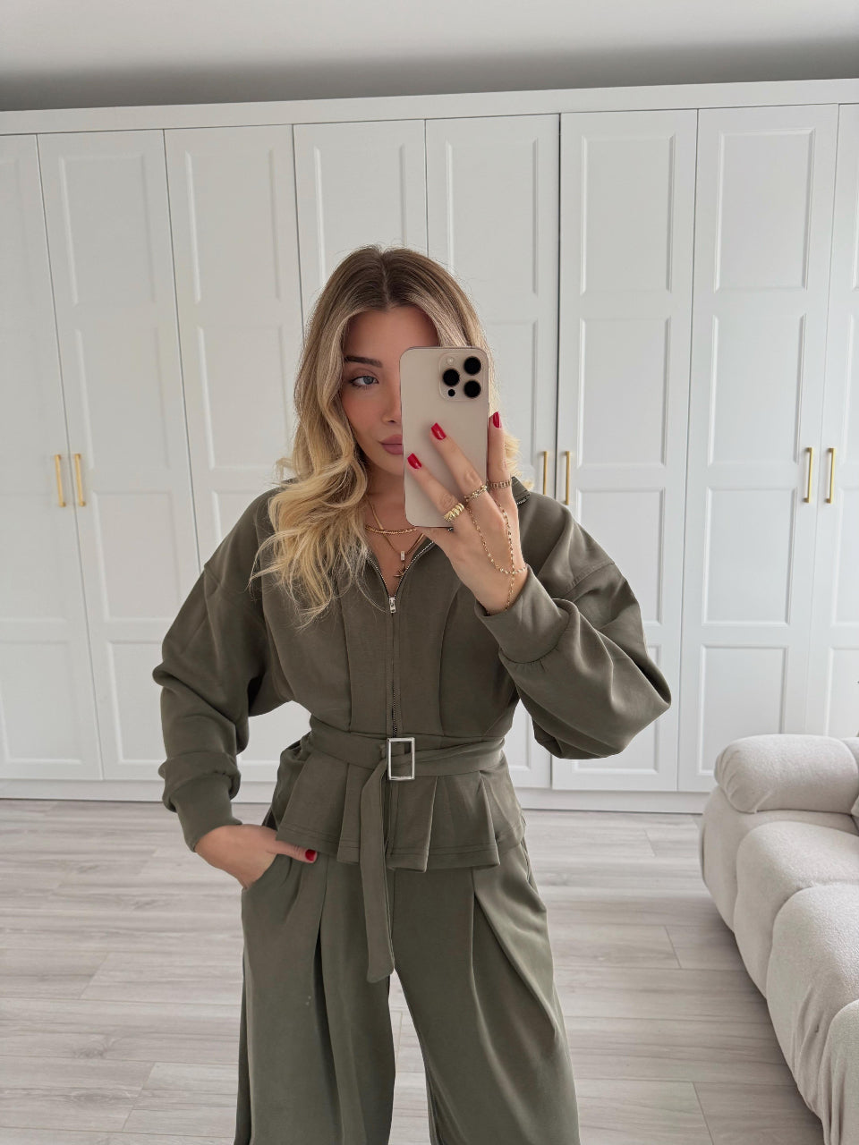 Premium Modal Tracksuit Set Khaki R1650