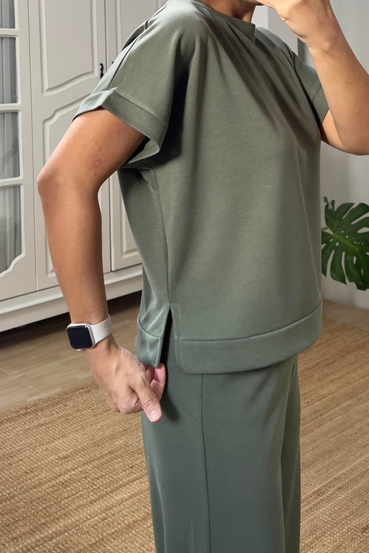Essential Modal Lounge Set Khaki