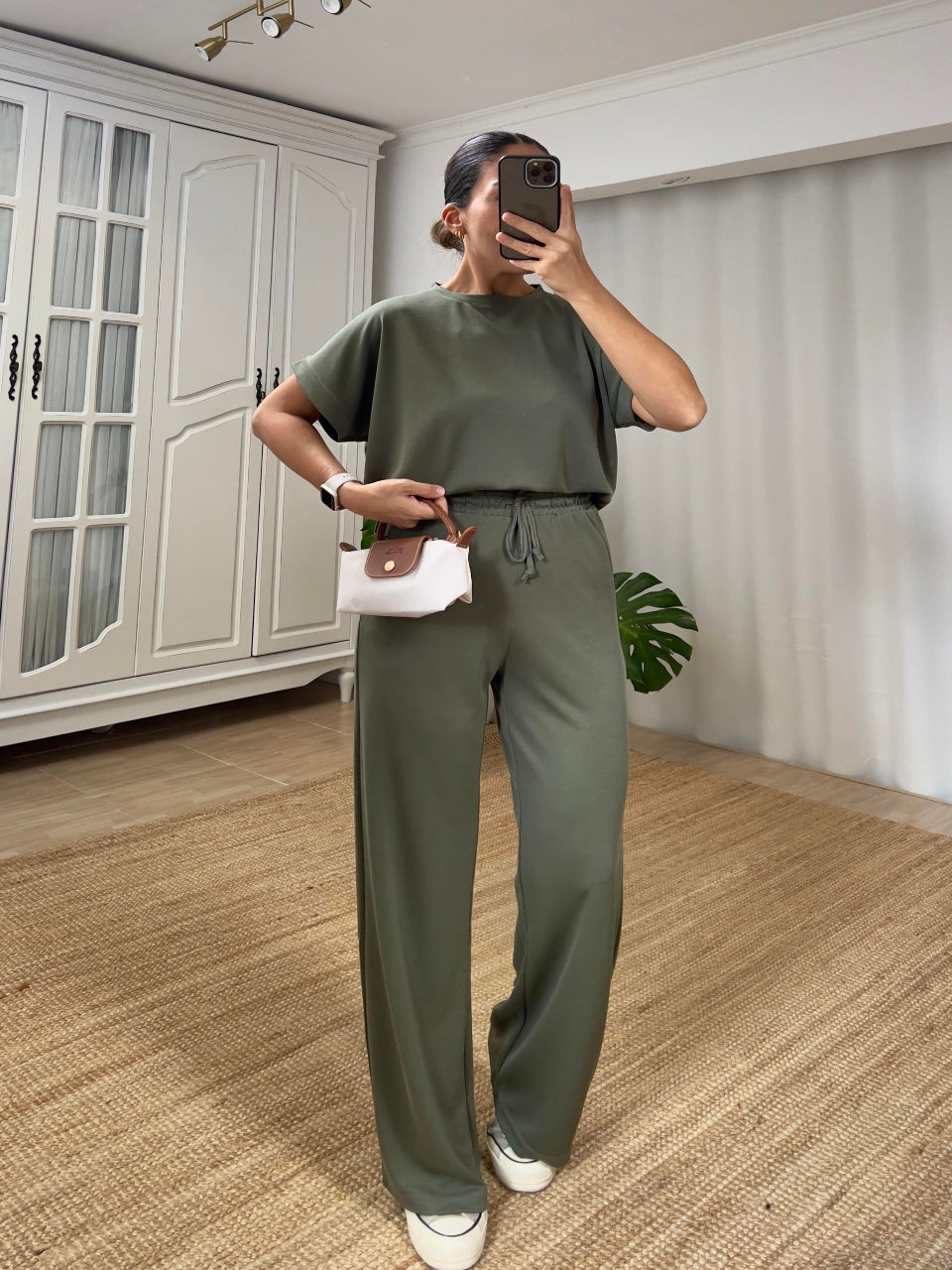 Essential Modal Lounge Set Khaki
