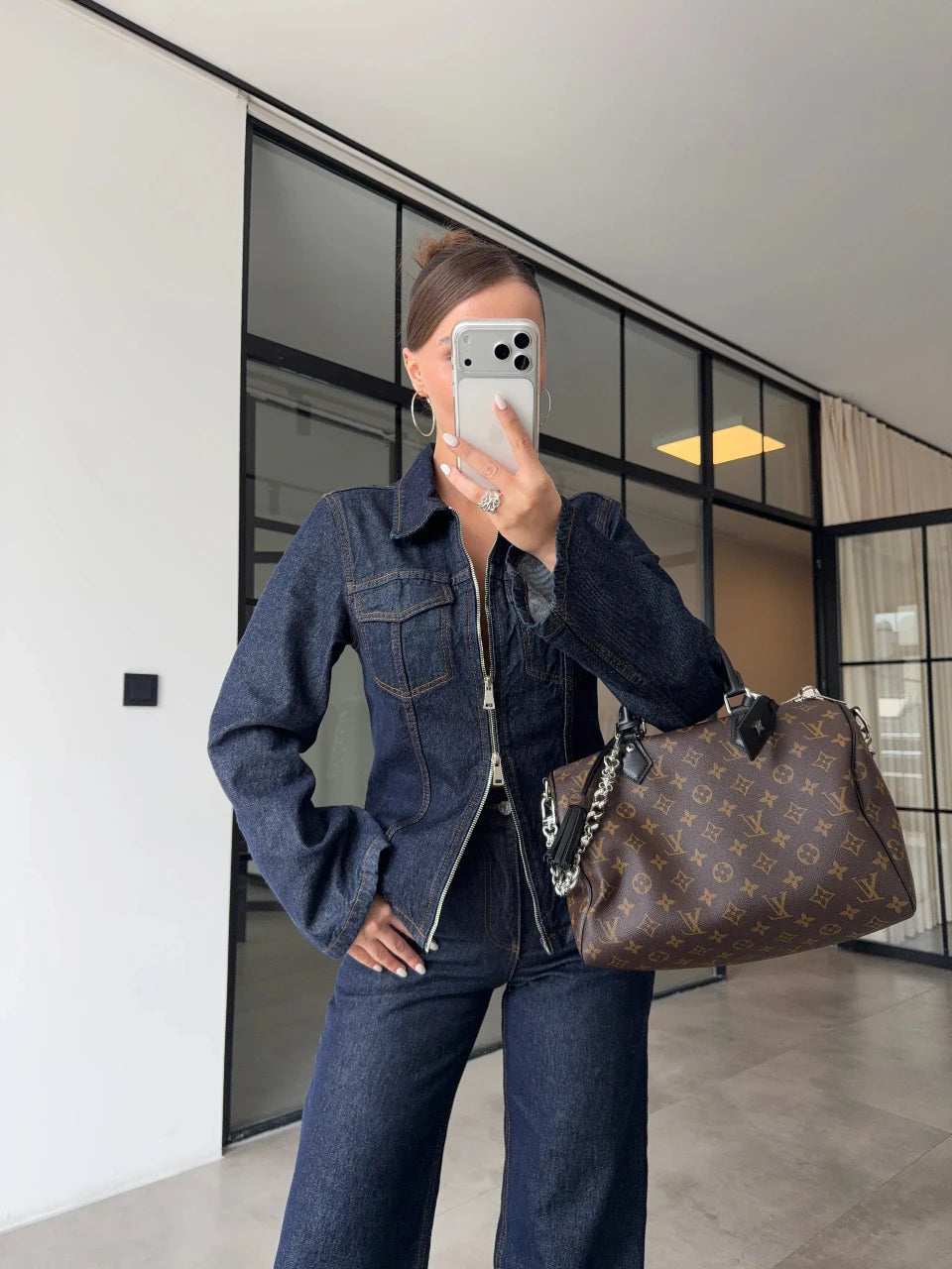 The Sculpt Denim Set