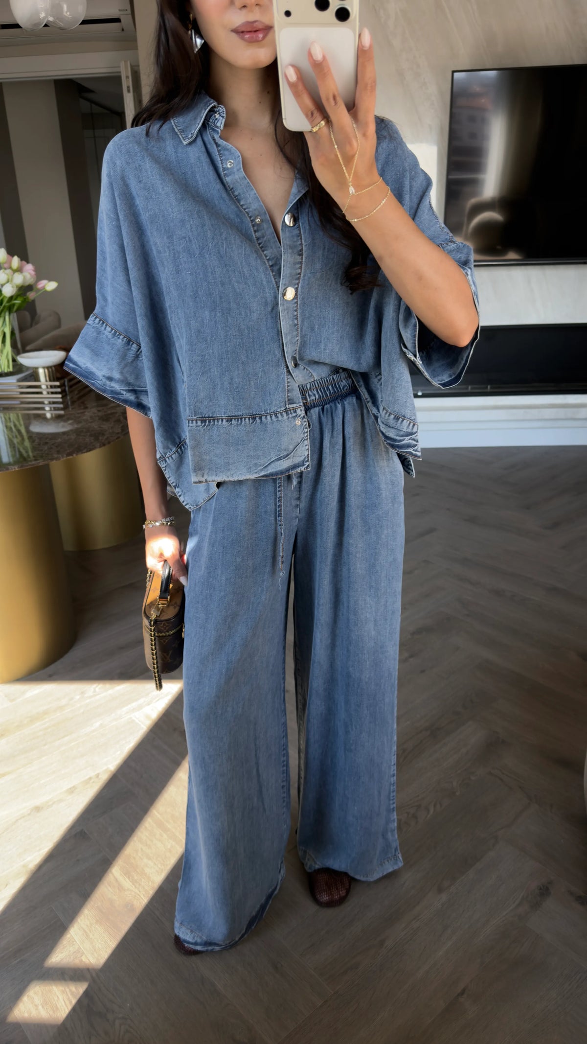 Thea Tencel Denim Set