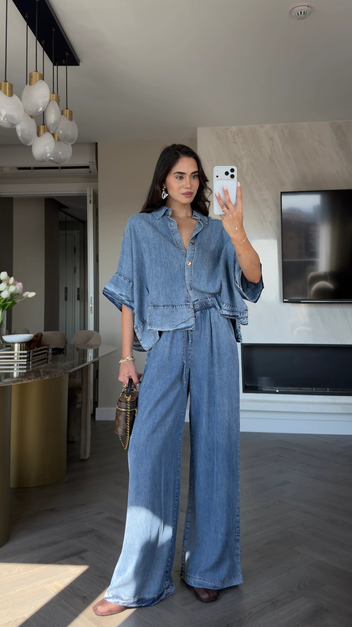 Thea Tencel Denim Set