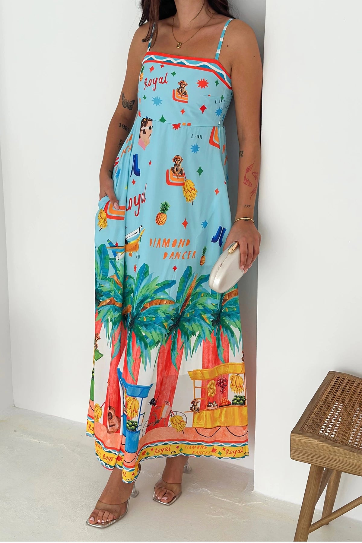 Vita di Mare Printed Dress