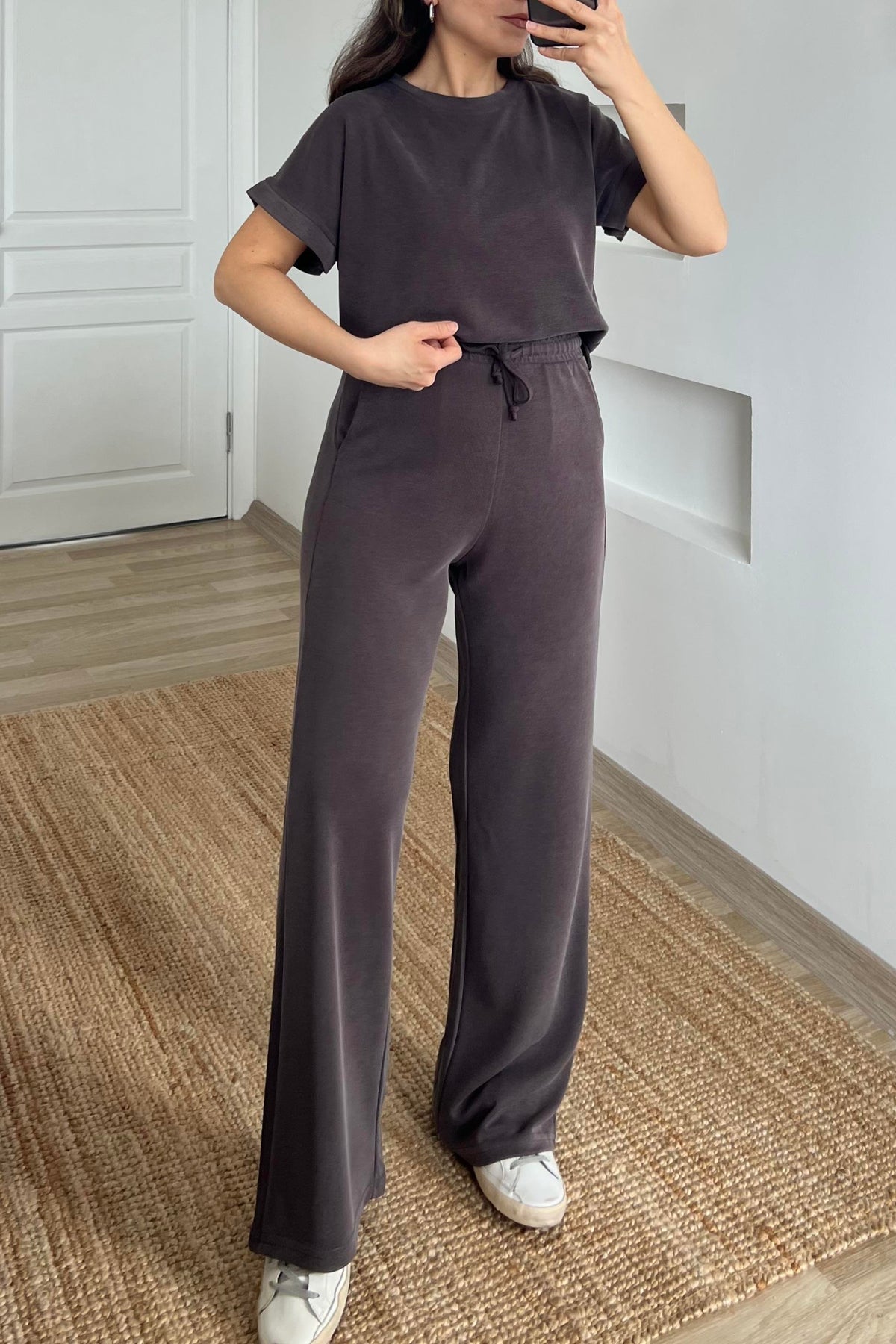 Essential Modal Lounge Set Brown