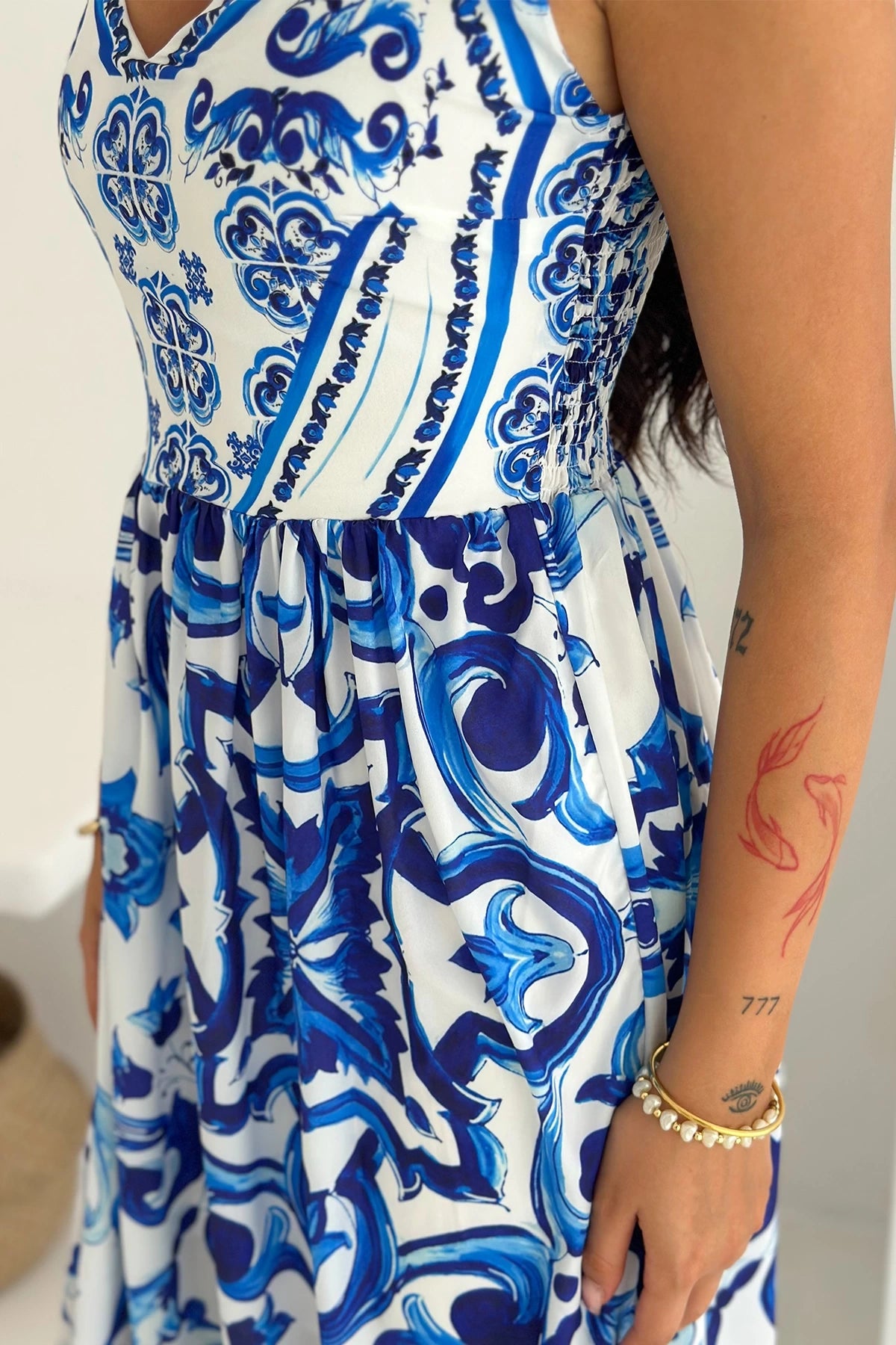 Blue Riviera Maxi Dress